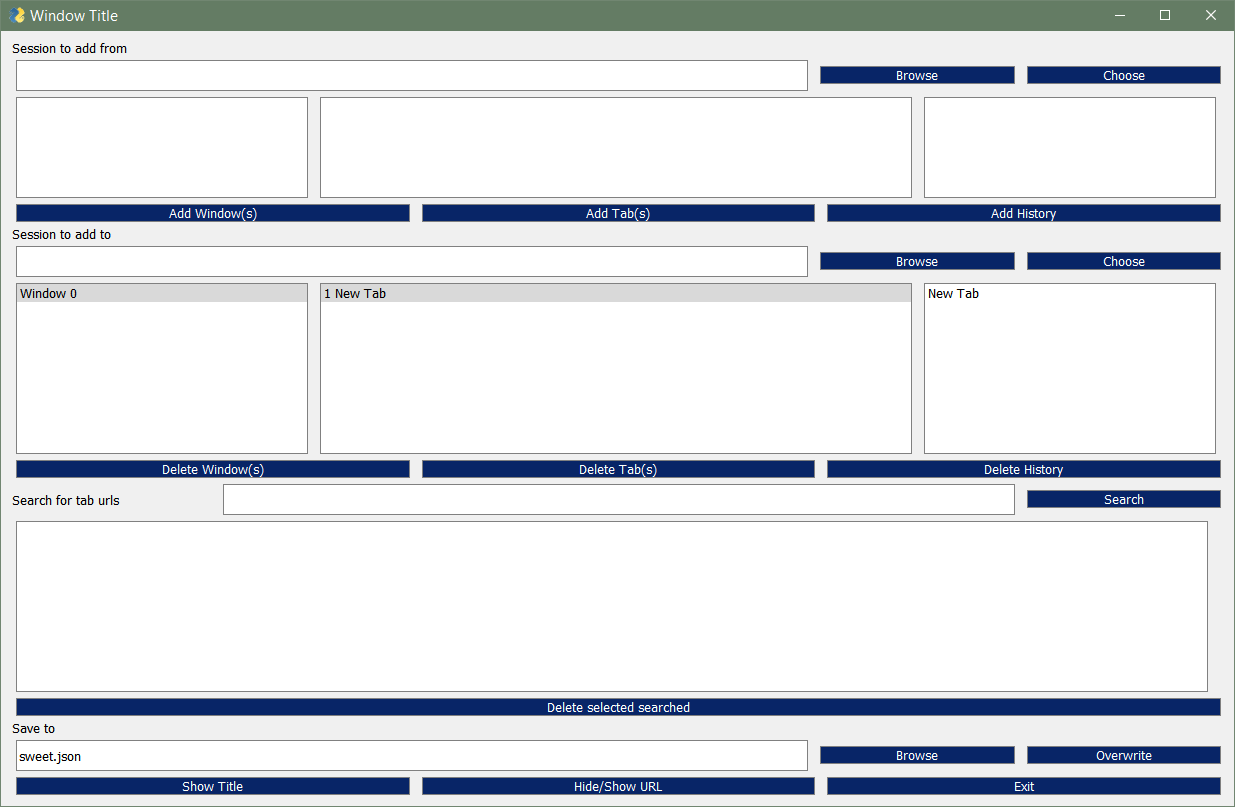 Session JSON Modifier